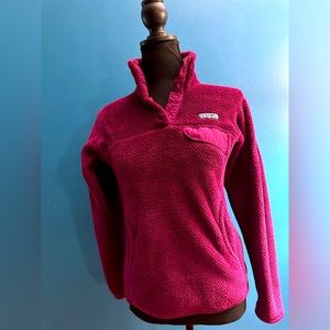 Patagonia Snap T Merlot Purple red XS extra small pull over fleece